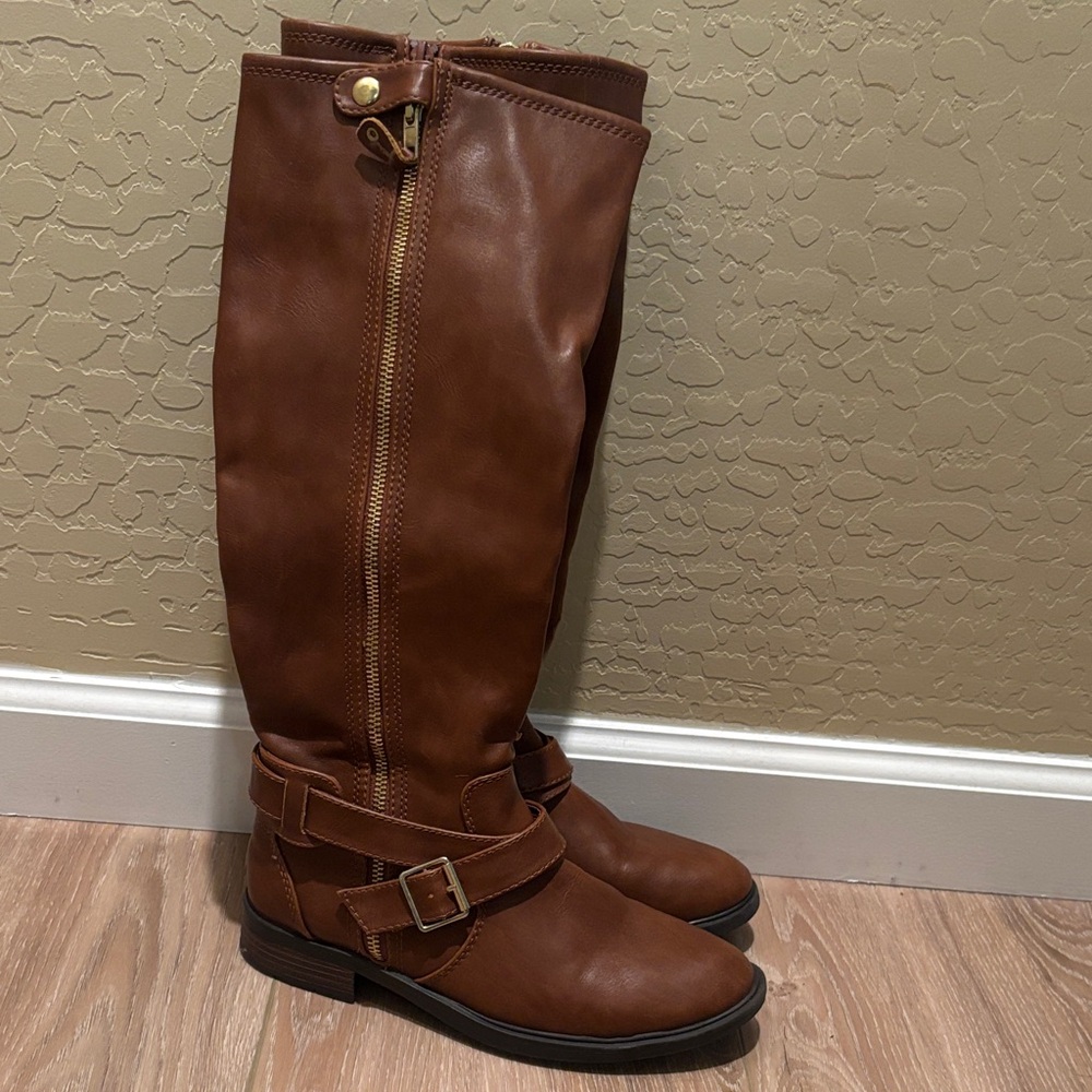 DV by Dolce Vita Tan Over the Knee Boots